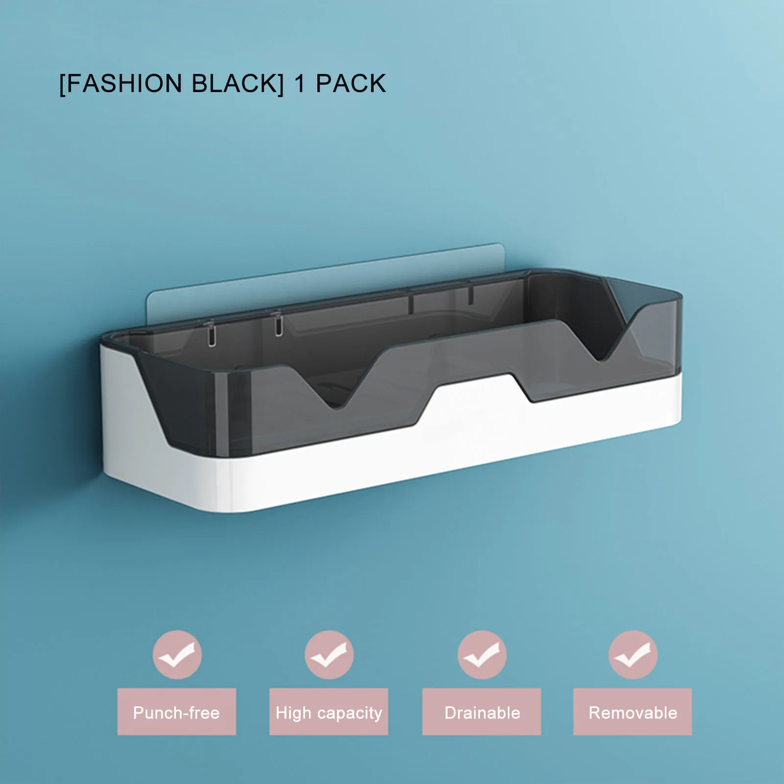 

Bathroom Shelf Organizer WC Shampoo Holder Shower Shelves Wall Mount Kitchen Storage Basket Makeup Organizer Bathroom Accessorie