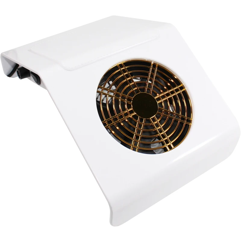 40W White 40 Вт Мощный всасывающий пылесборник для ногтей Большой мощный пылесос для ногтей Вентилятор с 2 пакетами Инструменты для ногтевого салона - Цвет: 40W White