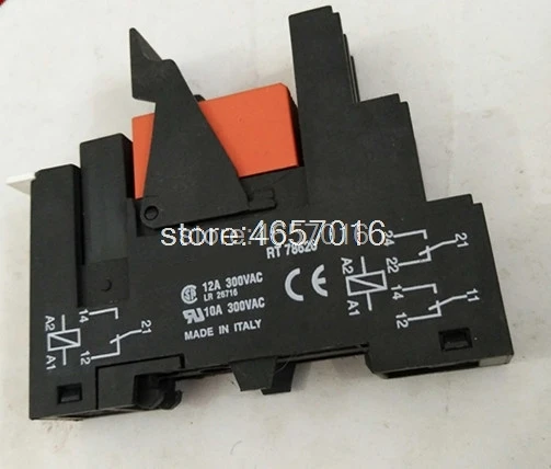 

New and original Relay RT424024 with base RT78625 and indicator