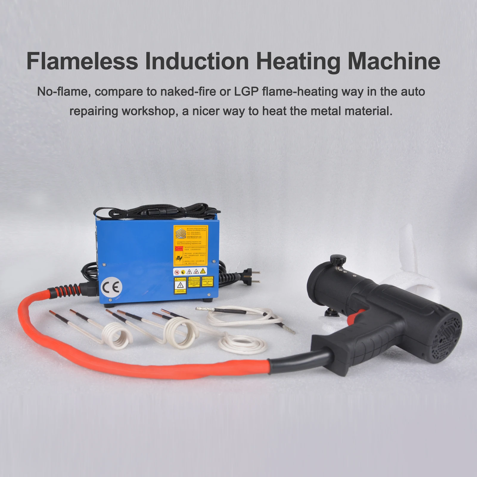 DIH-1500W Portable Flameless Induction Heating Machine Quickly Up Air Cooling with 1500W Max Output Power | Инструменты