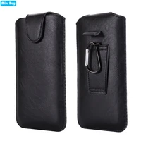universal leather mobile phone bag cases for blackview a80 a80s bv 5500 6300 6600 pro a70 a90 a100 pack waist belt pouch cover