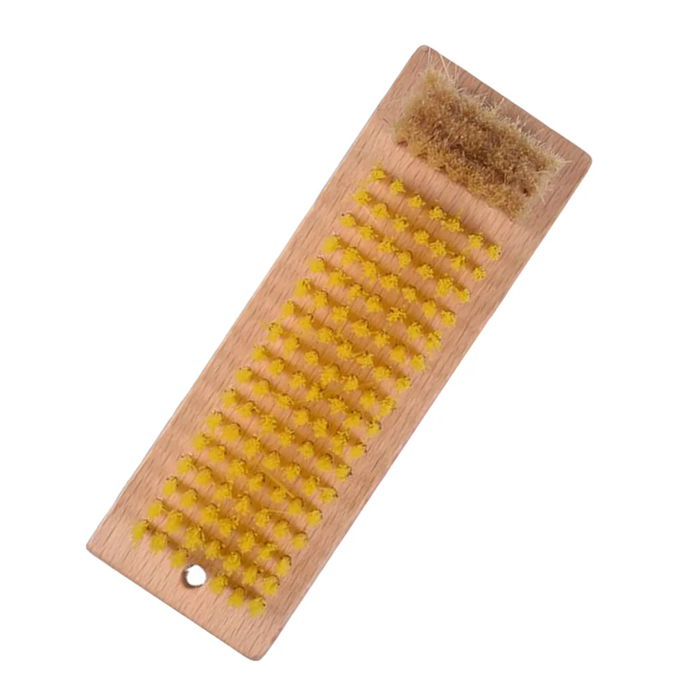 

14x5x3.7cm Beech Coat and Shoe Brush Cleaning Brush Household Laundry Brush