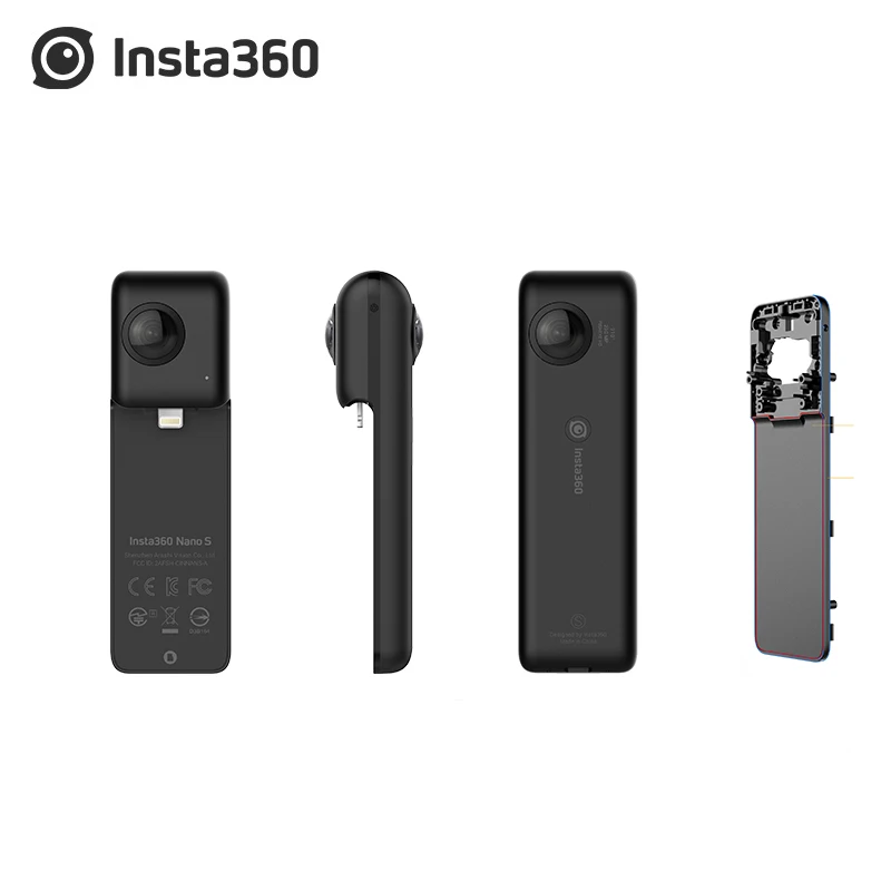 Insta360 One X/Insta360 Nano S 4K 360 VR видео панорамная камера 20MP фото для iphone X XS XR для iphone 7 8 6 серии