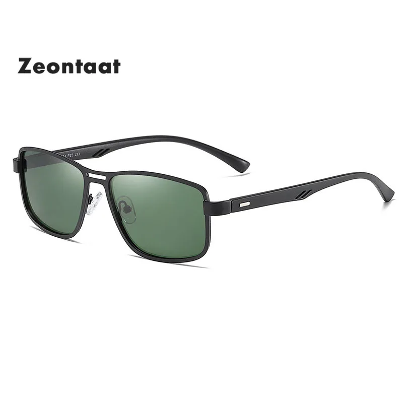 

Zeontaat Brand Design Classic Metal TR Polarized Sunglasses Men Women Driving Square Frame Sun Glasses Male UV400 Gafas De Sol