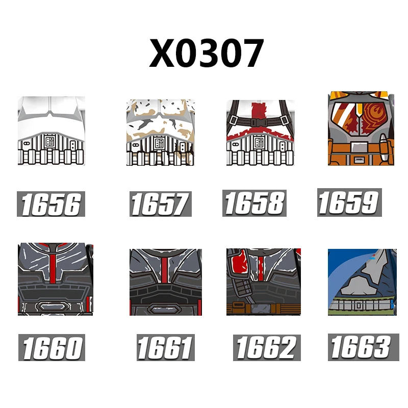 

Popular Mini Building Blocks Movie Series Characters Bricks Educational Toys For Kids Gifts X0307