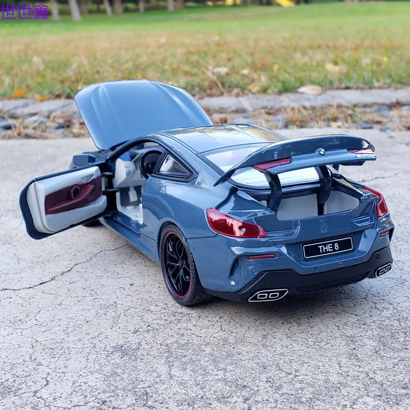 

1:24 For Bmw-m8 Alloy Car Model Diecasts Toy Vehicles Toy Car Model Collection Sound And Light High Simulation Car Toys For Kids