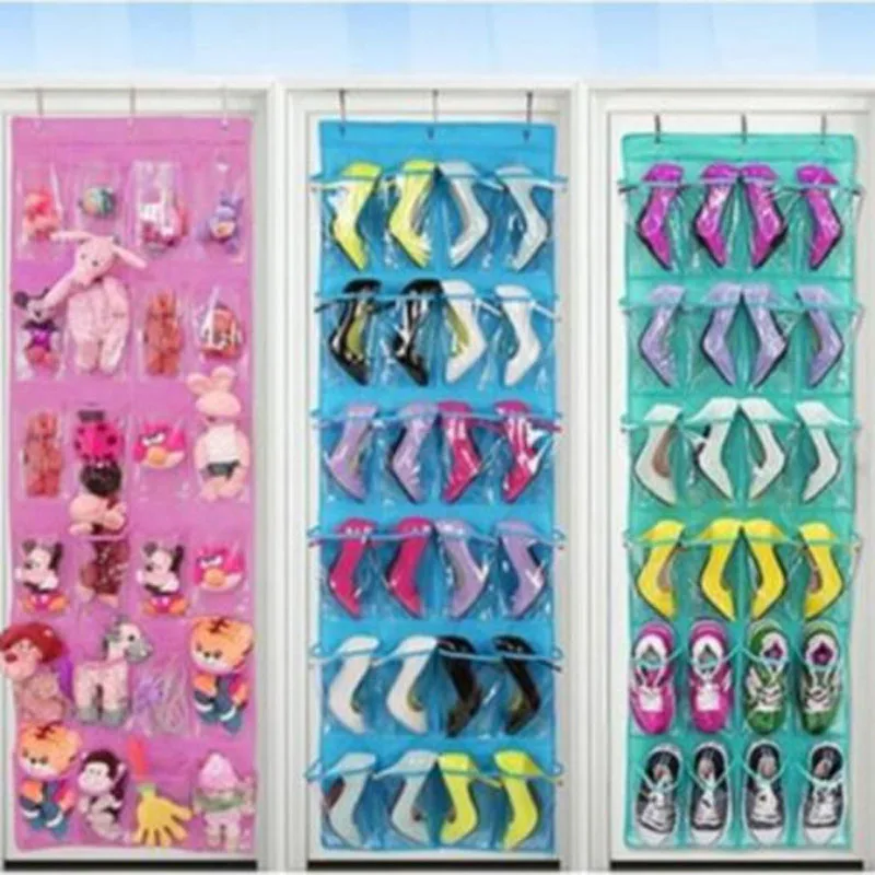 Ящик для хранения 24 кармана многофункциональная накладная сумка обуви подвесная