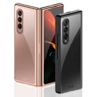Защитный чехол для Samsung Galaxy Z Fold 3, твердый, прозрачный, прозрачный, из поликарбоната, Z Fold 3 5G (2021)