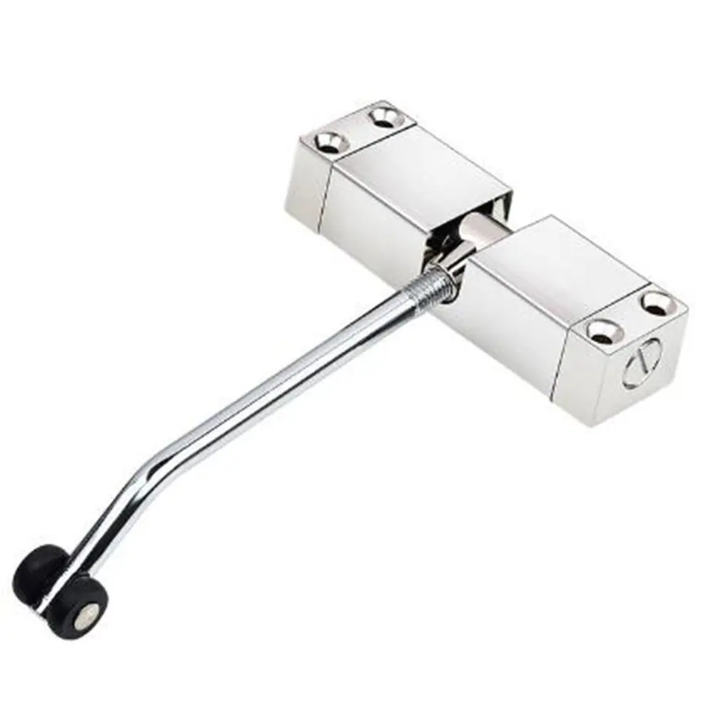 

New Stainless Steel Simple Door Closer Household Artifact Buffer Automatic Spring Hinge Silent Closer Automatic Door Closer