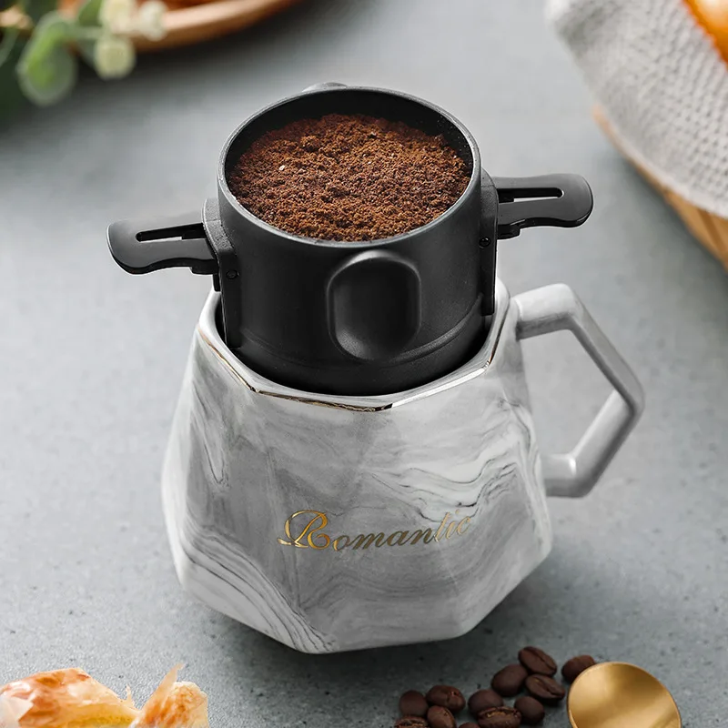 Stainless Steel Reusable Pour Over Coffee Dripper