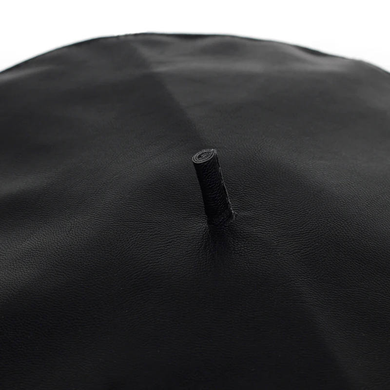 2019 осень и зима новый кожаный берет Женская зимняя плоская шапка модная осенняя |