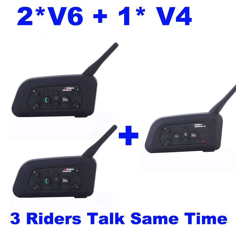Бренд Vnetphone, 1200 м, полнодуплексная гарнитура для связи, 3 гонщика, говорящая для футбола, рефери, судью, байкера, беспроводная BT Интерком