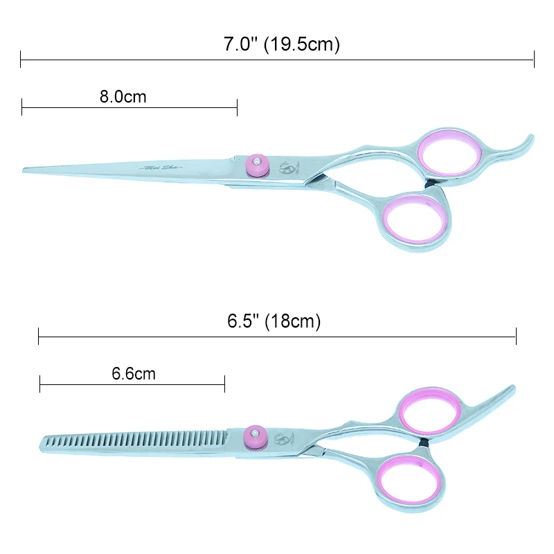 Meisha 7 дюймов Pet изогнутые ножницы Уход за лошадьми японский Сталь собака