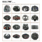 Пряжка для ремня с черепом, из цинкового сплава