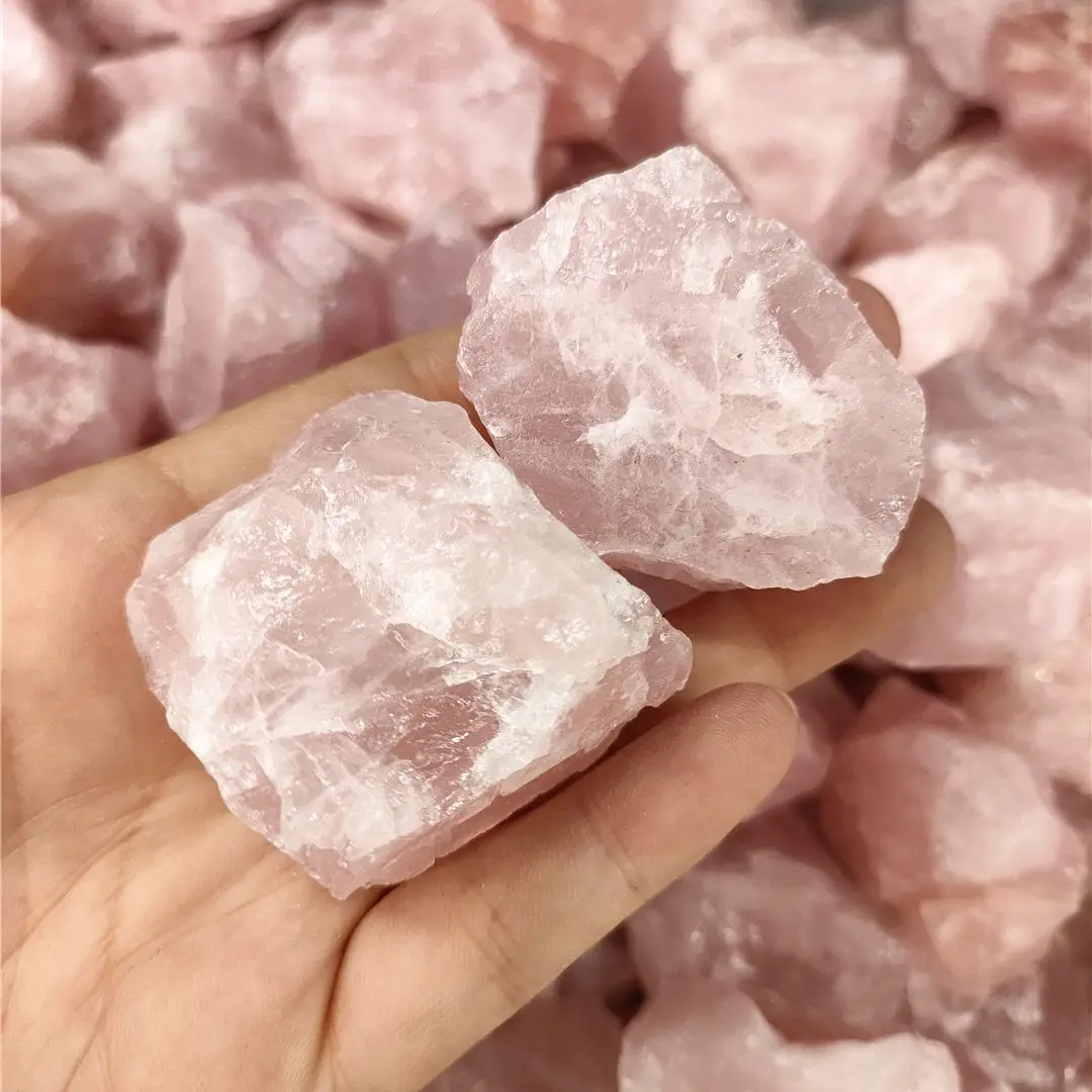 

Натуральный кварц розы, кристалл каменный розовый кварц, драгоценный камень, восстанавливающий минерал, образец 40-60 г
