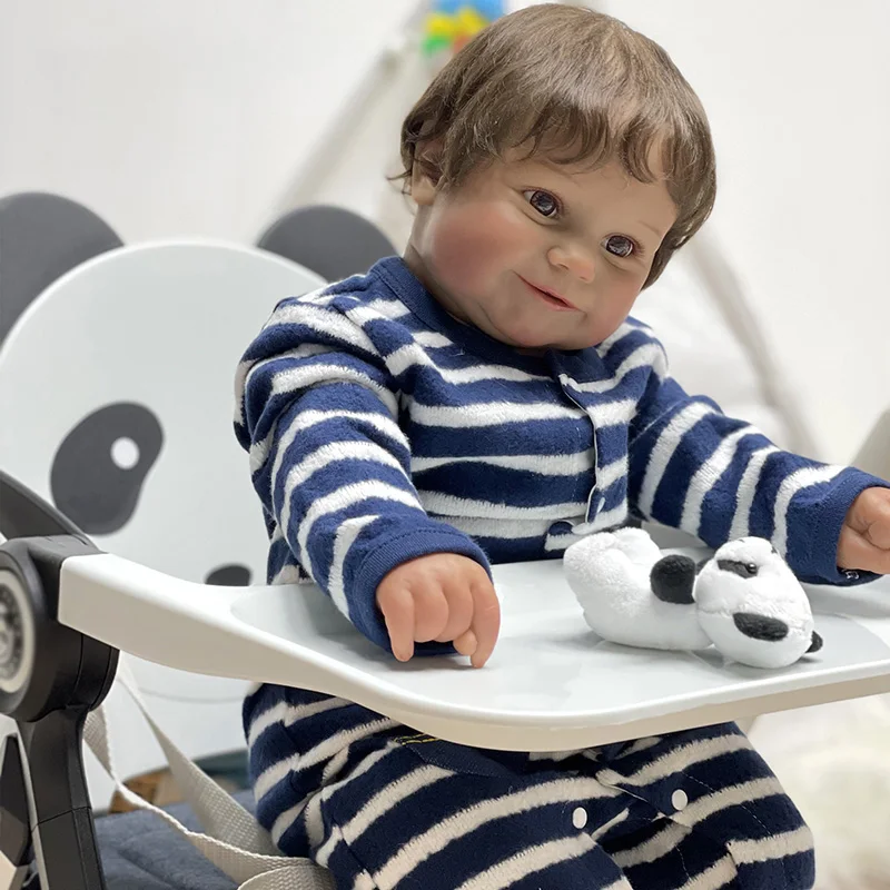 55 см Bonecas Bebe Reborn Baby Maddie с желтой толстовкой Детские куклы подарок на день рождения