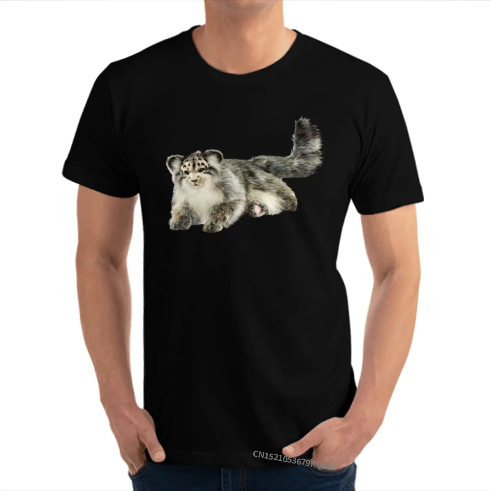 Мужская хлопковая футболка PALLAS CAT Приталенная на день рождения одежда День