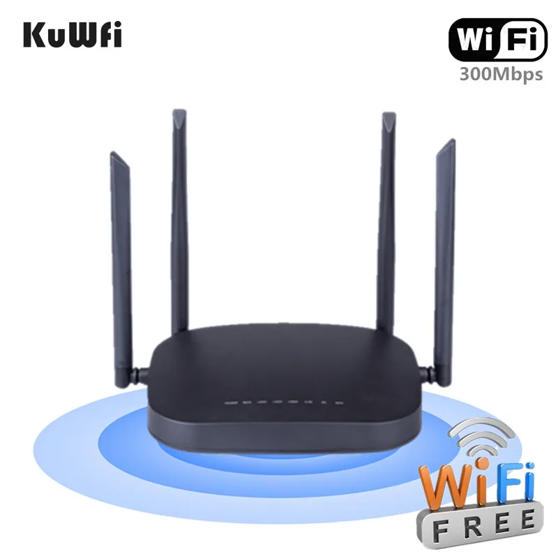 KuWFi беспроводной 4G CPE маршрутизатор разблокированный SIM Wifi с портом RJ45 CAT4 150 Мбит/с