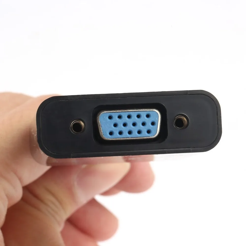 HDMI Мужской к VGA RGB Женский аудио конвертер видео адаптер цифровой кабель 1080P HDTV