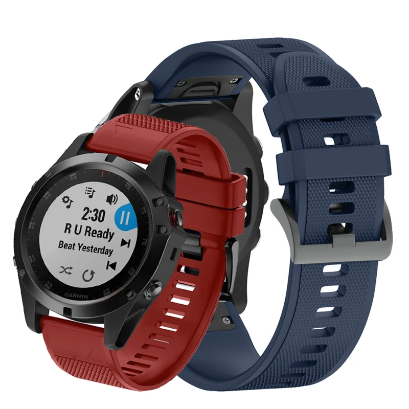 Ремешок для умных часов 26 мм 22 20 ремешок Garmin Fenix 5X 5 3 3HR D2 S60 GPS быстросъемный