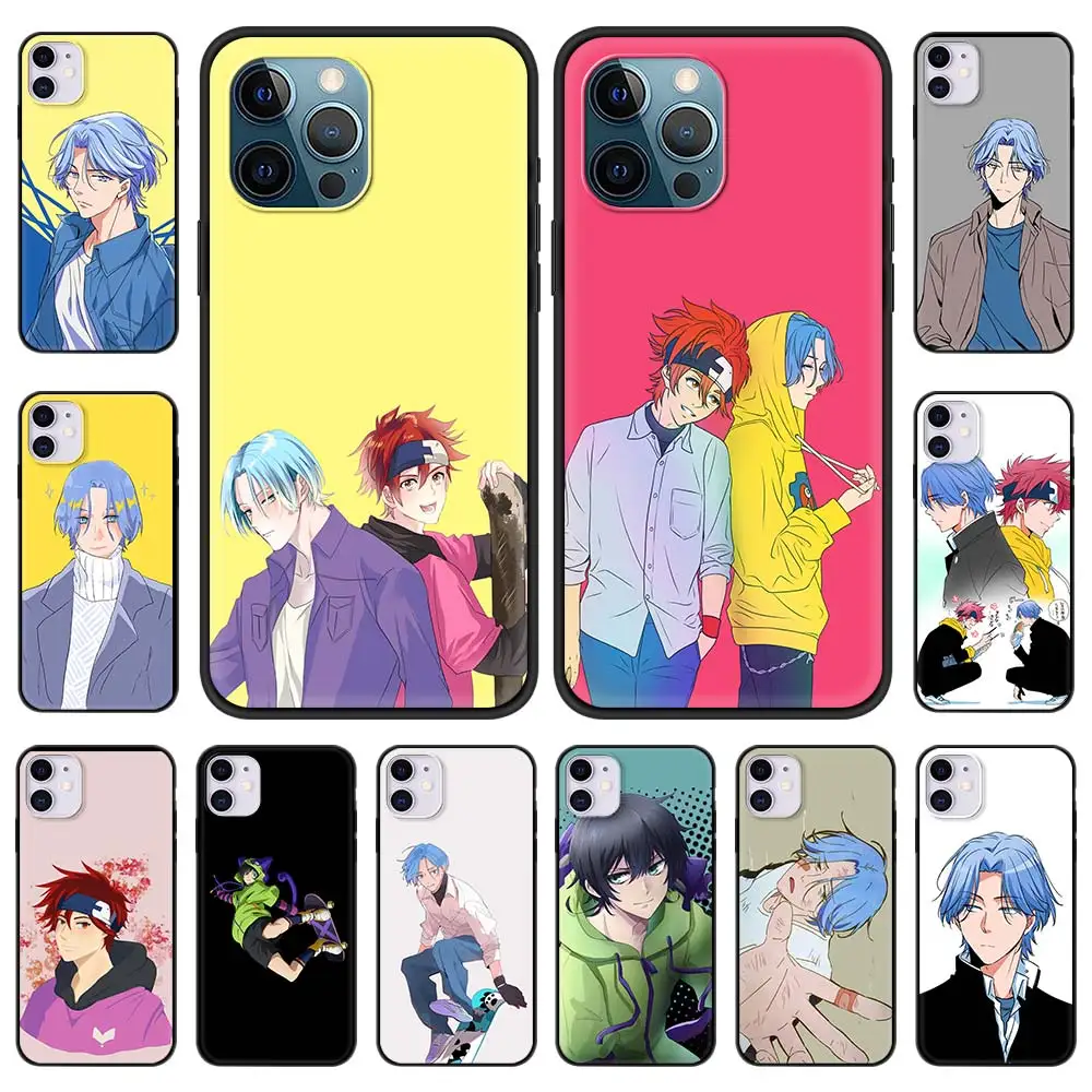 

SK8 the Infinity SNOW REKI Phone Case For iPhone 12 mini 11 Pro MAX Silicone Cover For iPhone 12 Pro 7 8 Plus SE XS XR X Coque