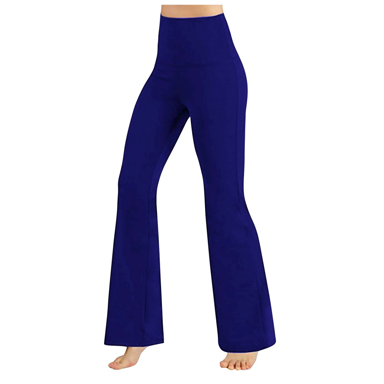 

Fashion Women's Yo-Ga Pants High Waist Wide Leg Pants For Women Solid Color Baggy Pants For Women Sportwear pantalon femme