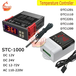 STC-1000 12V 24-72V 220V LED Digital Thermostat Temperature Controller for Incubator Thermoregulator Heating Cooling vs DTC1200