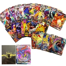 English Version Pokemon Cards Box V VMAX TAG TEAM MEGA EX GX Trainer Energy Display Playing Game Pokémon Shining Cards Kids Toy