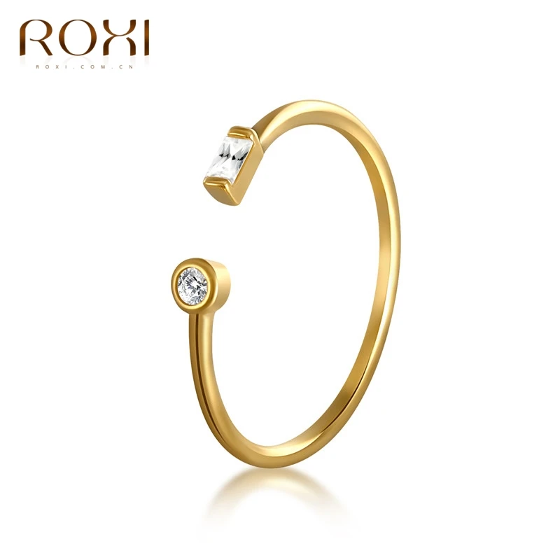 Женское кольцо из серебра 925 пробы с фианитом открытым носком|Кольца| |