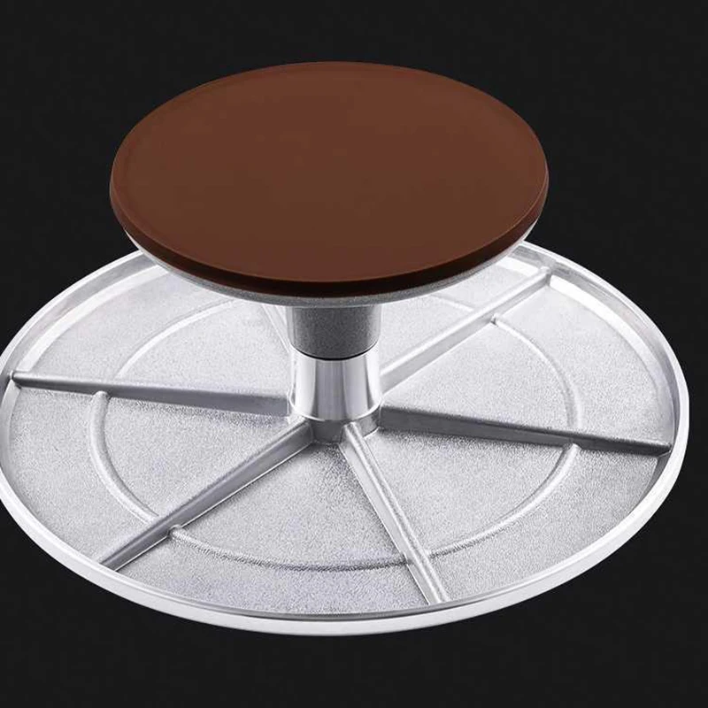 

10 inch 14 inch cake tool decorating birthday cake turntable aluminum alloy rotating surface consumer and commercial flexible