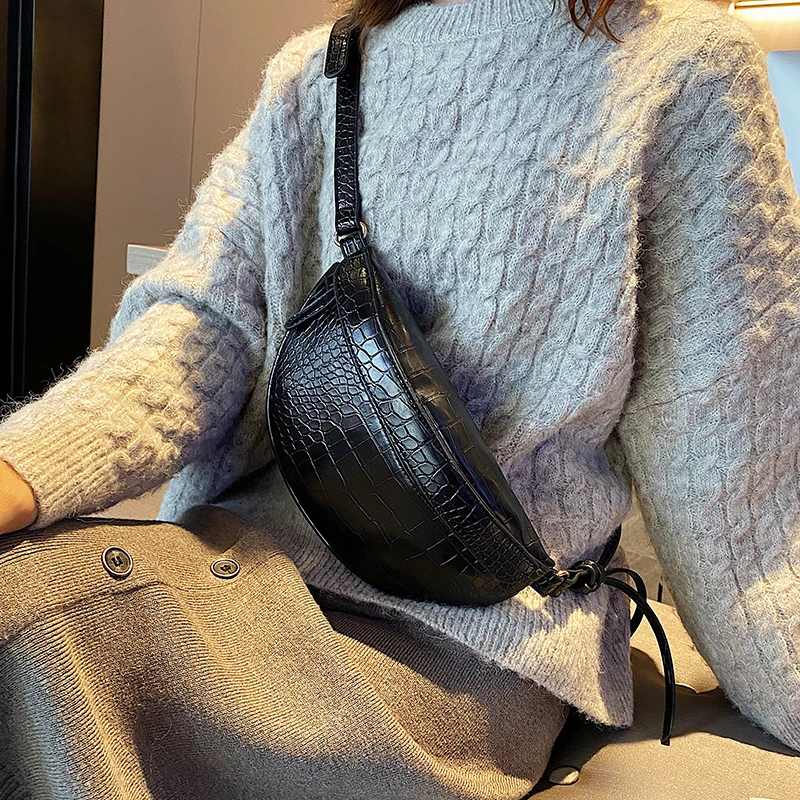 Женская сумка через плечо из искусственной кожи под змеиную кожу Зимняя | Багаж и