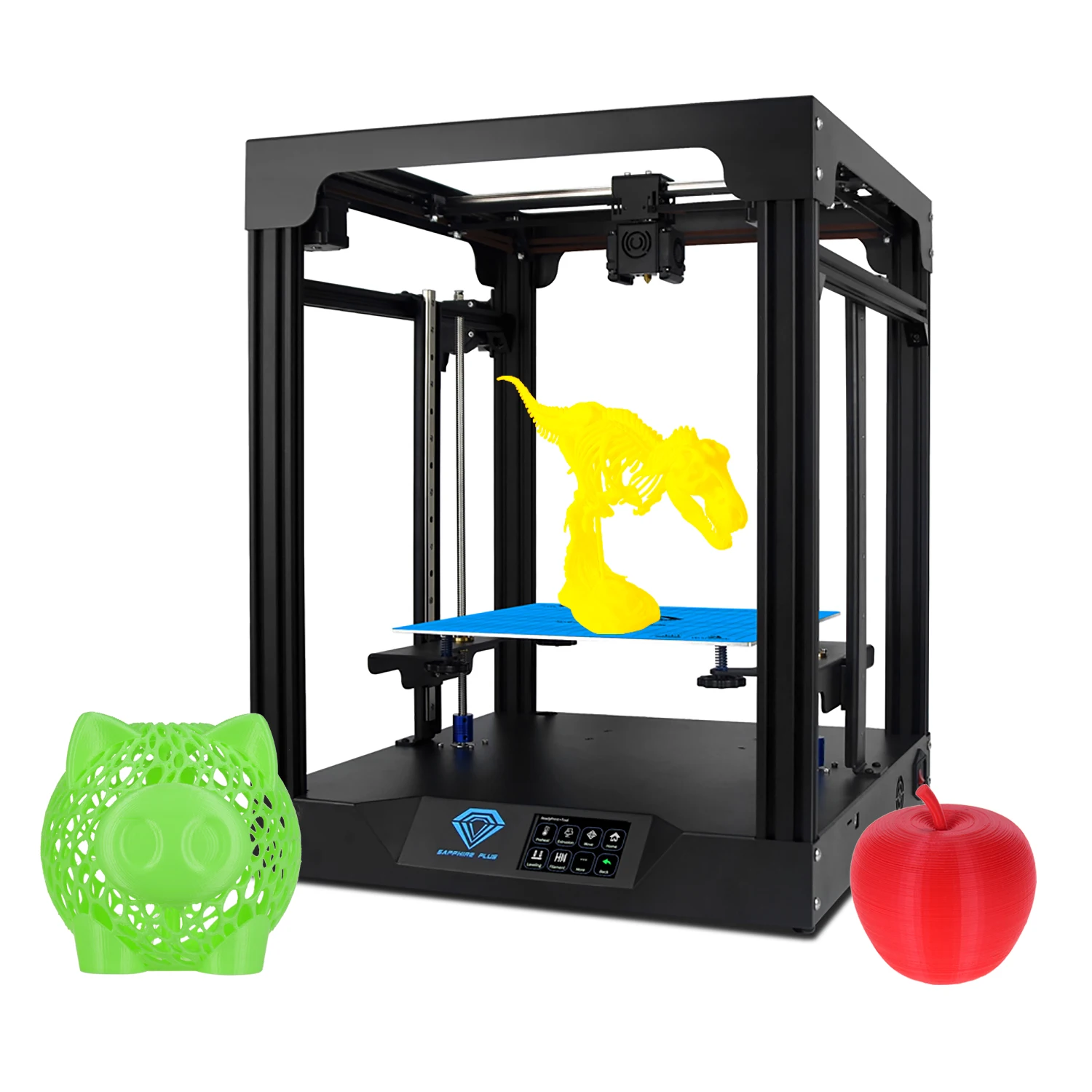 

3D принтер с двумя деревьями, большой размер печати 300*300*350 мм Sapphire Plus CoreXY, набор «сделай сам», бесшумная печать, поддержка автоматического выр...