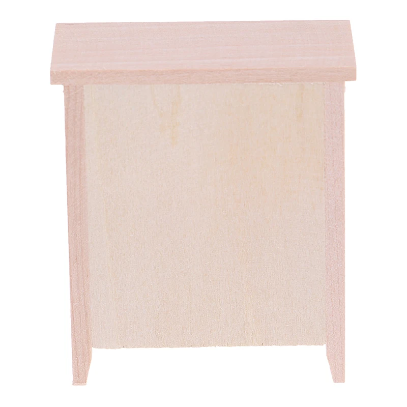 

1/12 Dollhouse Miniature Unpainted Lockers Storage Rack Model DIY Furniture Toys Accessories