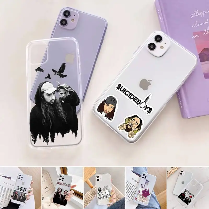 

Suicideboys FTP G59 Phone Case For iphone 12 11 mini x xs xr pro max 8 7 6s 6 5 5s 5c se plus Transparent soft