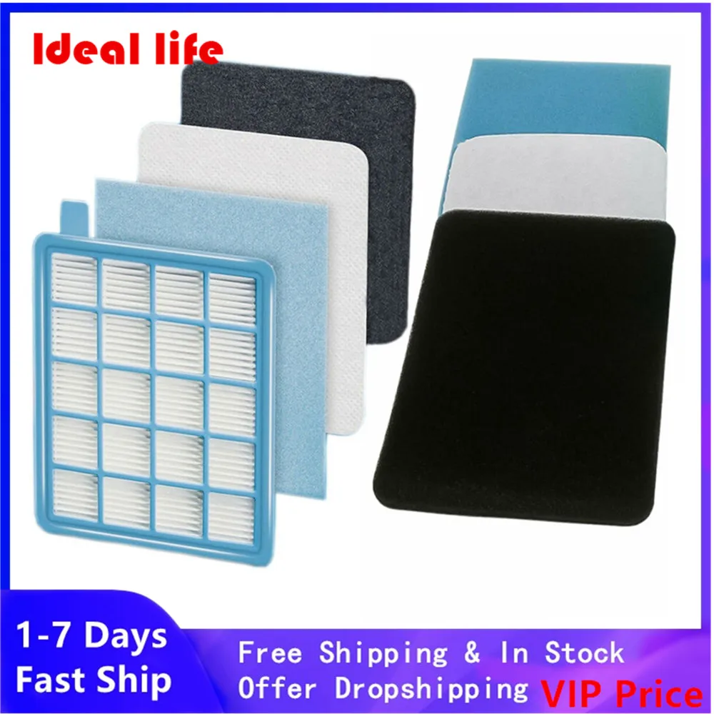 EPA 10 Filter Foam Filters Tray For Philips PowerPro Active Vacuum Cleaner FC8477/91 FC9321/09 FC8470/01 FC9538 FC9539 FC9540