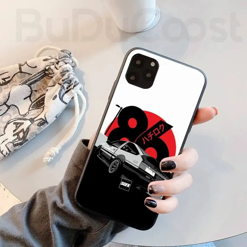 initial d super car ae86 phone case for iphone 8 7 6 6s plus x 5s se 2020 xr 11 12 pro mini pro xs max free global shipping