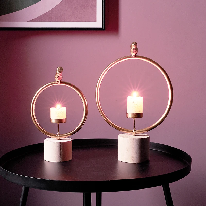 Металлические Золотые декоративные подсвечники современный классический