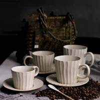 japanese style 500ml coffee cup european style luxury retro breakfast cup ceramic coffee cup and saucer set afternoon tea cup
