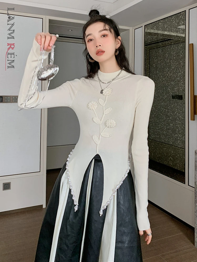 

Женский бархатный пуловер с длинным рукавом, Однотонный свитер с круглым вырезом и бахромой, модель 2J226 на весну и осень, 2021