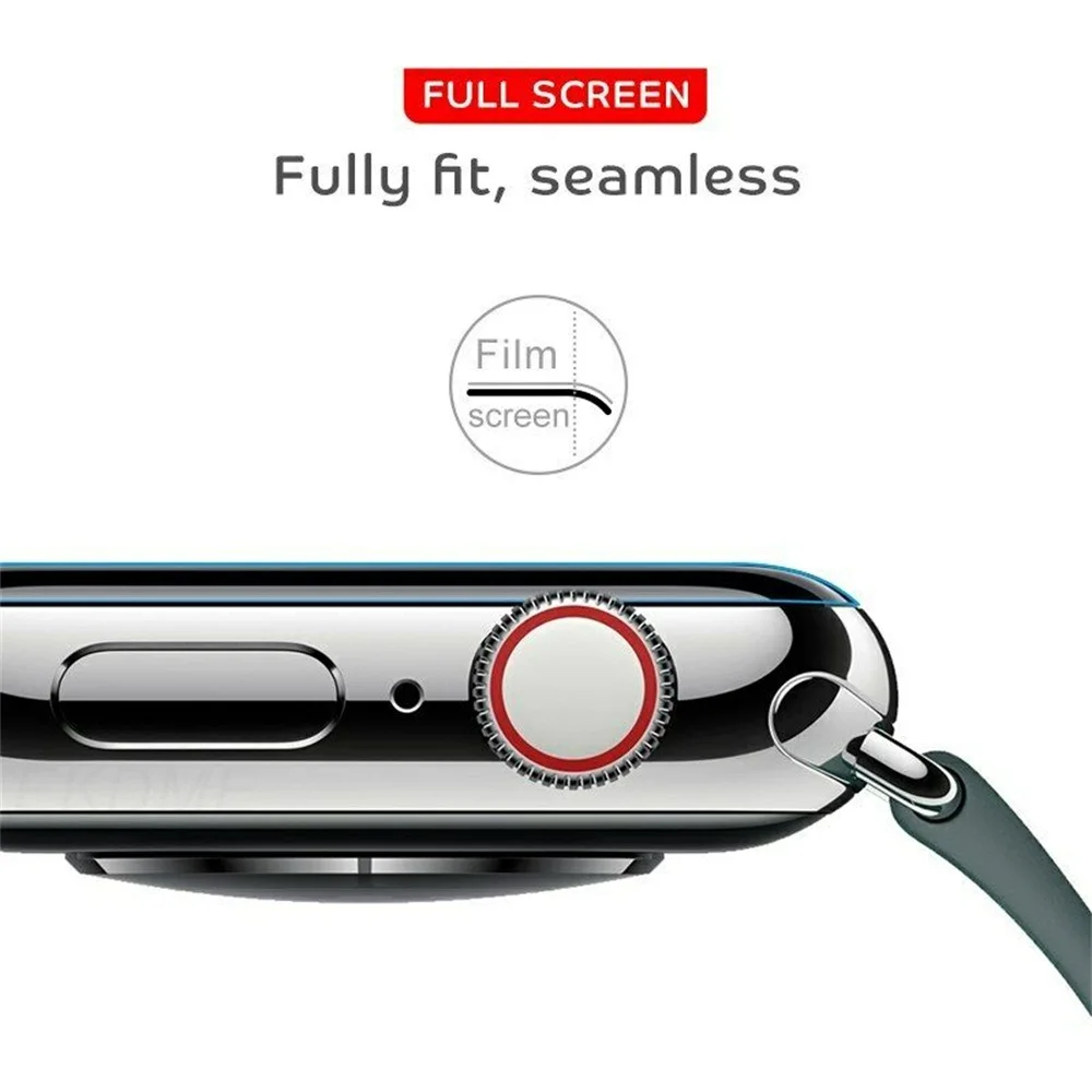 3D Защитная пленка из ТПУ с гидрогелем для iWatch Apple Watch Series 4 3 2 1 мягкая защитная