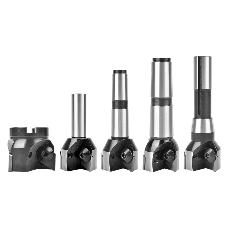 

Indexable end mills One-piece shank 30-100mm MT3 Right angle milling cutter for TPKR TPKN 1603 / TPKN2204 or 3100511 / 3130511