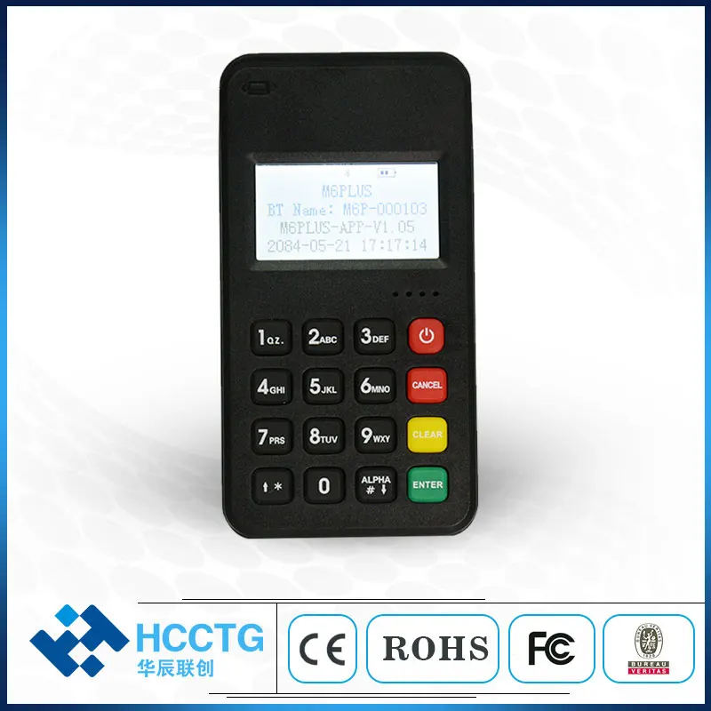 

EMV L1 L2 PCI Certified Card Payment Msr Contact Contactless NFC Smart Card Reader Mpos Terminal Visa Master with Pinpad M6 Plus