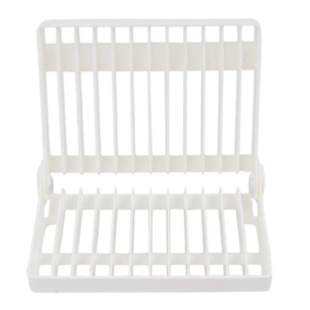 Держатель для хранения из белого пластика рандомная сушилка тарелок кухонный