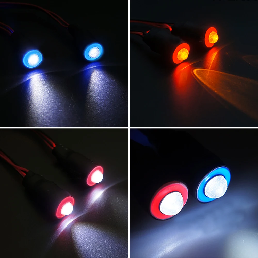 Детали для радиоуправляемых автомобилей 13 мм/17 мм светодиодный фары ангельские