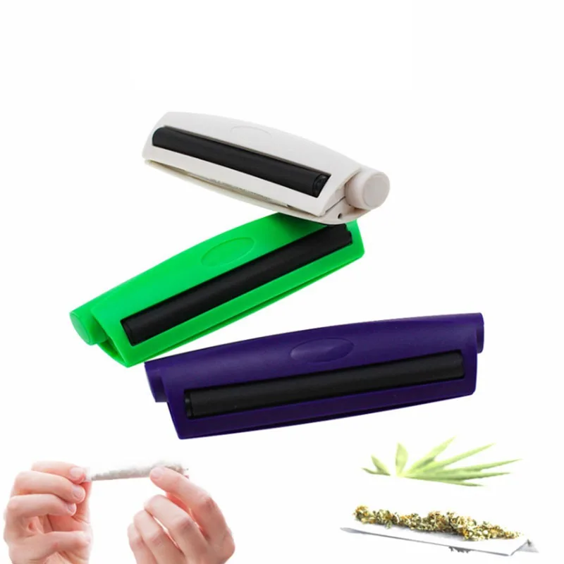 

110mm Weed Herb Rolling Paper Maker Manual Tobacco Roller Cone Joint with Doob Tube Cigarette Rolling Machine for Smoking Tool