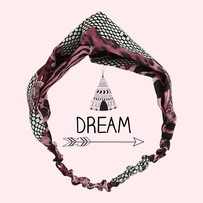 Новинка повязка на голову ручной работы животных головная с принтом змеиной плед