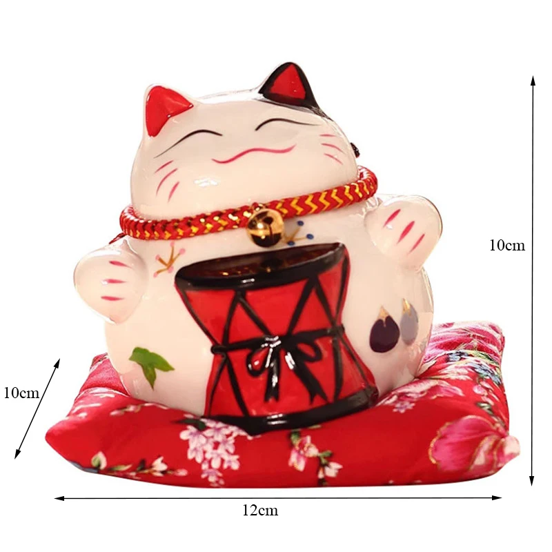 4 5 дюймов Керамический Счастливый милый кот домашний декор фарфоровые украшения