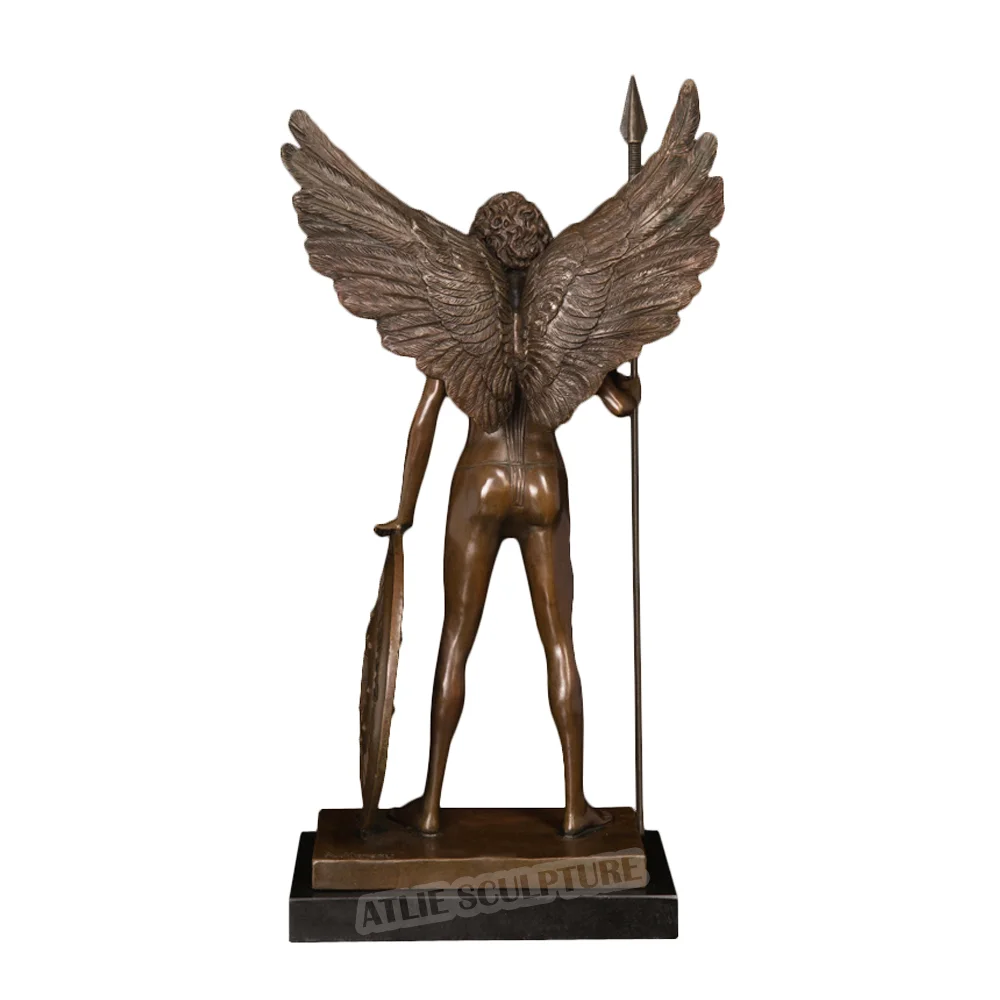 Bronze Large Statue Athena Greek Mythology Goddess Sculpture Antique Art Indoor Decor Gift | Дом и сад
