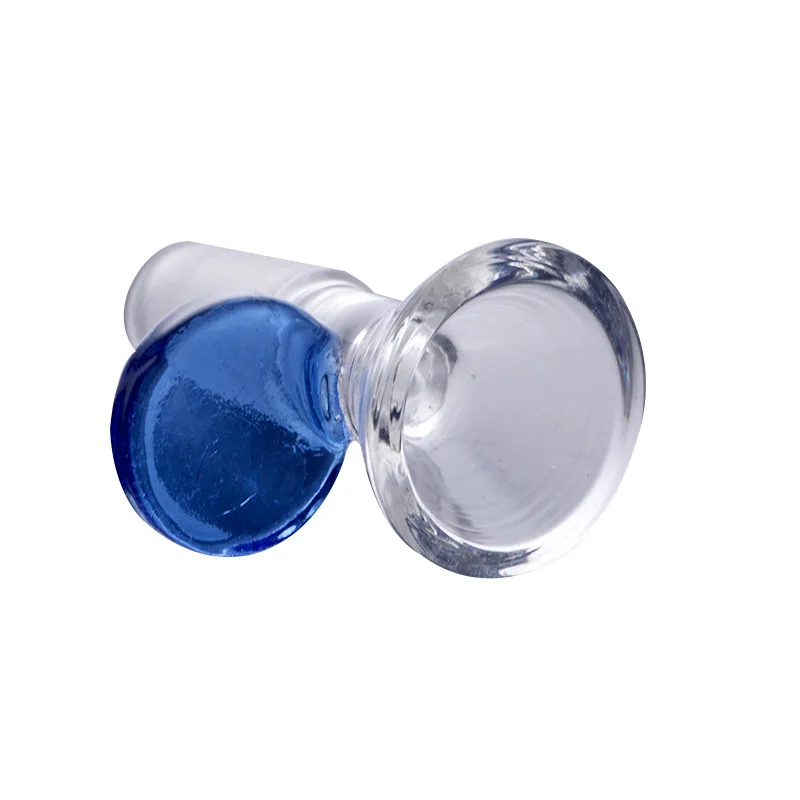 18mm male 14 мм/18 мм боросиликатное стеклянное соединение Мужская стеклянная чаша с ручкой Воронка Тип чаша Медицинская Лаборатория стеклянная посуда для стеклянный Бонг - Color: 18mm male