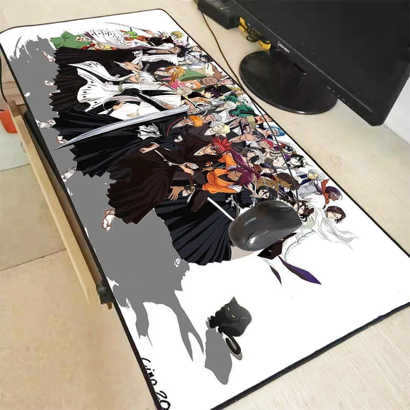 

MRGBEST Anime Bleach Tous Les Personnages Gaming Mouse Pad RGB Large Mouse Mat Computer Mousepad Led Backlight Keyboard Desk Mat
